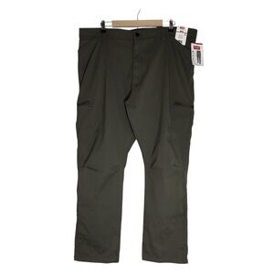 Wrangler 10NW788EG Nylon Blend Olive Waistband Straight Flex Cargo Pants 42X30